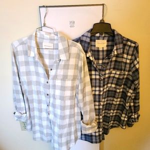 Aeropostale boyfriend plaid button ups.